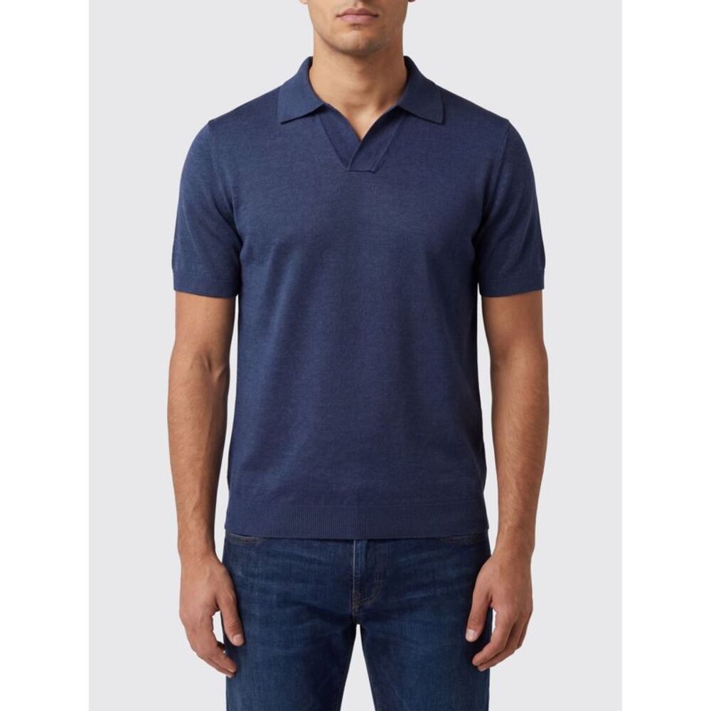 Tagliatore Polo Shirt Men Blue